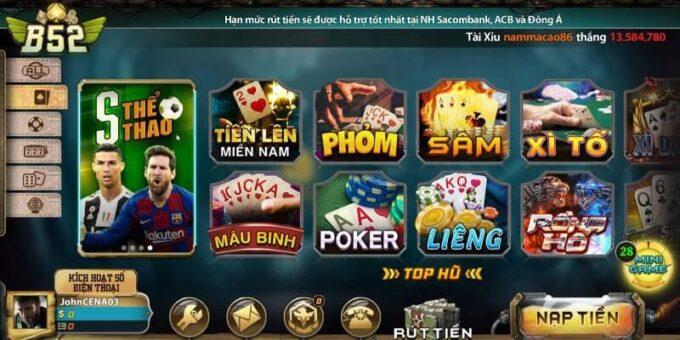 Phỏm B52 Club Trên Điện Thoại- Chơi Mọi Lúc Mọi Nơi
