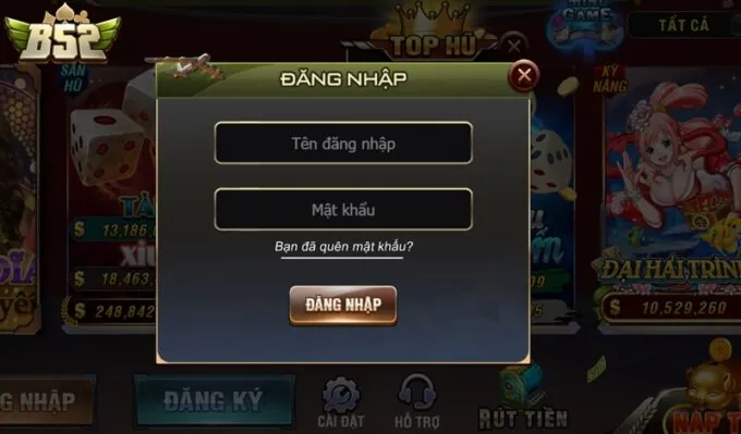 Đăng Nhập B52